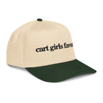"Cart Girls Favorite" Embroidered 5 panel cap