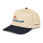 "Red, White, and Bogey Golf" Embroidered 5 panel cap