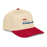 "Red, White, and Bogey Golf" Embroidered 5 panel cap