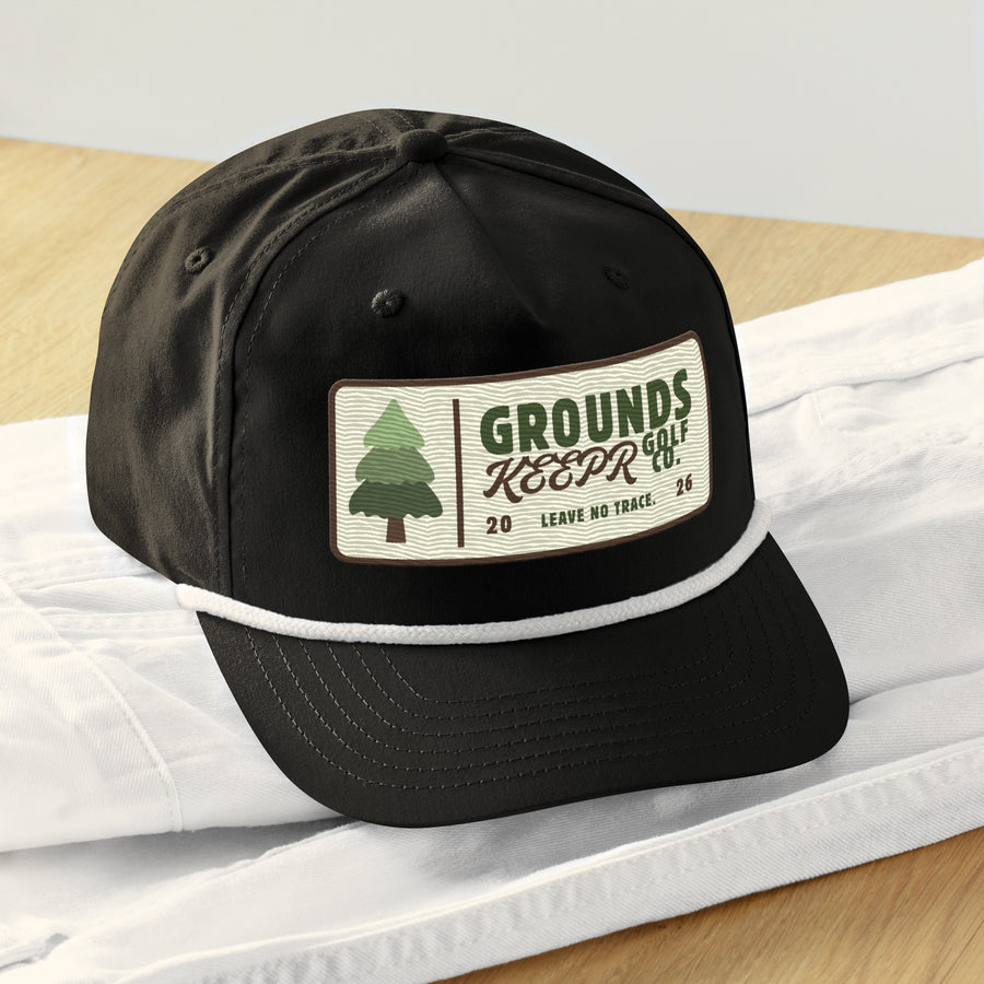 "Groundskeepr" Logo Patch Golf rope cap
